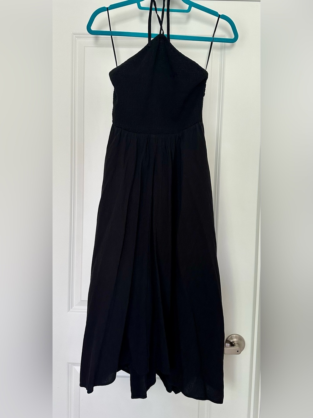 Old Navy Black Textured Strapless Dress